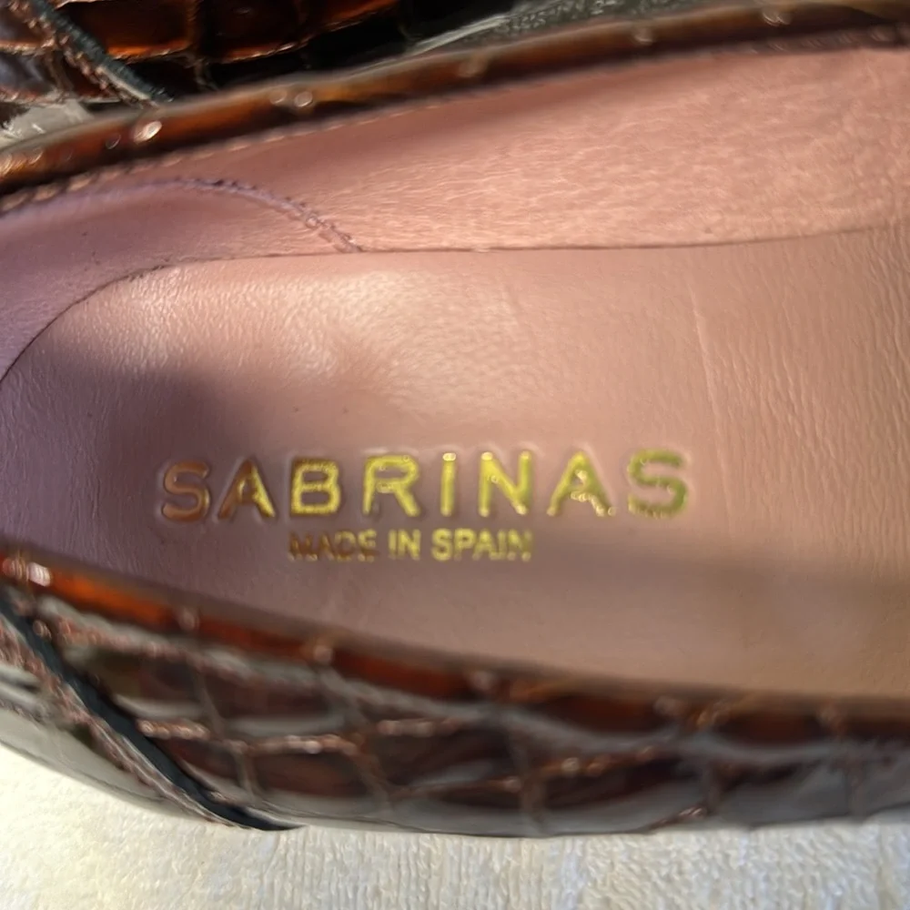 Sabrinas Brown‎ Alligator Pumps Size 40 or US 9.5-10